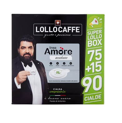 LolloCaffe Linea Amore Gusto e Passione Cialde 90x