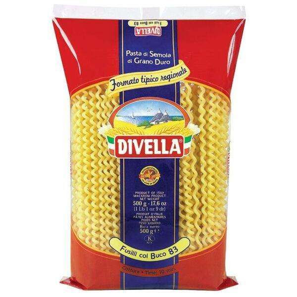 Divella Fusilli col Buco 83 - 500gr. - PrezzoBlu