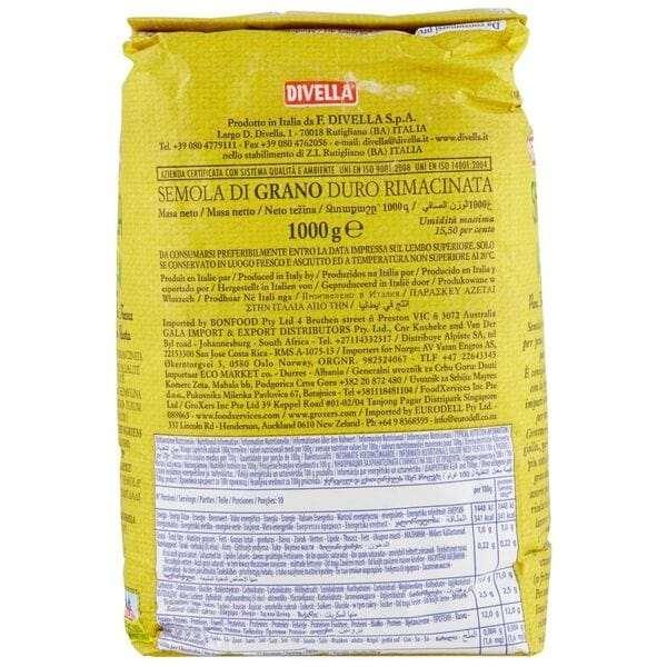 Divella Semola di Grano Duro 1Kg - PrezzoBlu