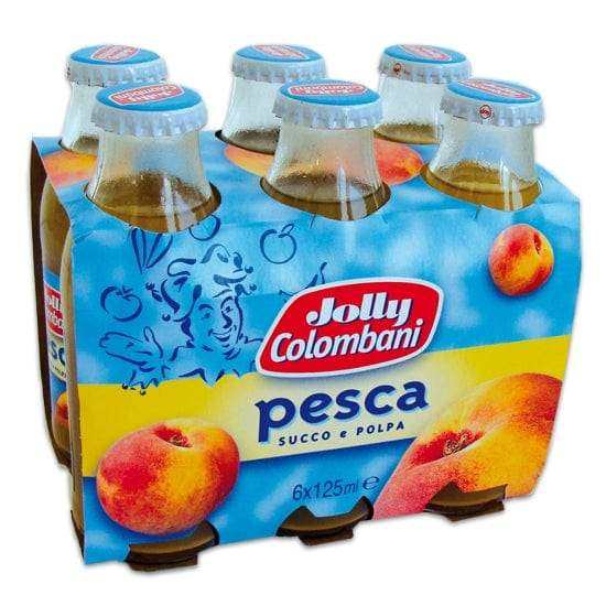 Jolly Colombani Succhi Di Frutta Pesca 6 x 125 ml - PrezzoBlu