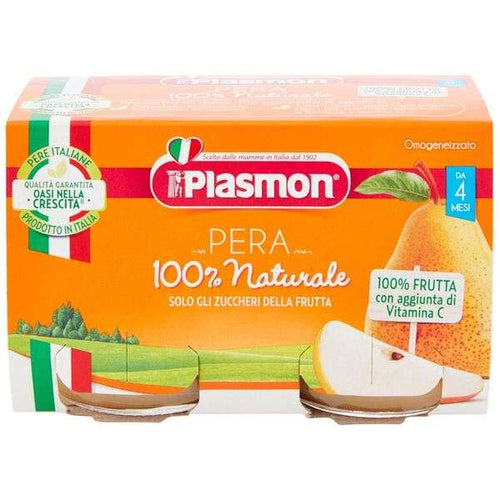 Plasmon Babynahrung Birne 2x 104gr. - PrezzoBlu