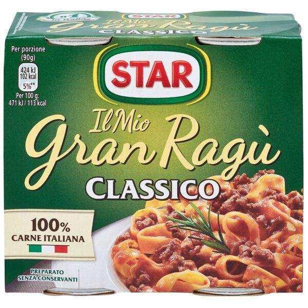 Star Gran Ragú Fleischsauce Klassisch - 2x180 gr.