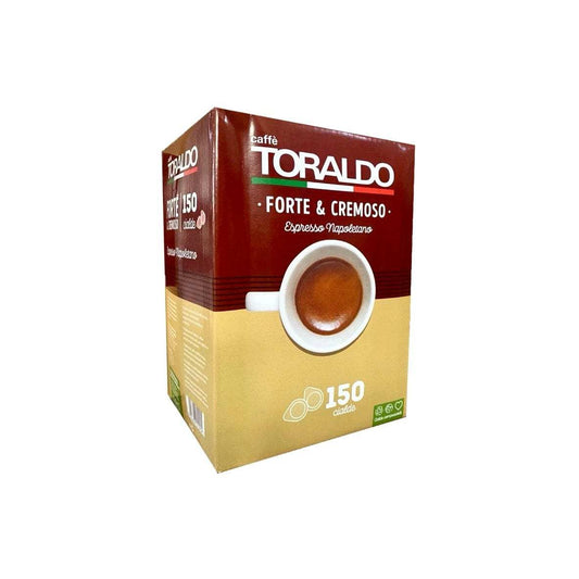 Toraldo Forte & Cremoso Cialde Esse44mm - 150x Kaffeepads - PrezzoBlu